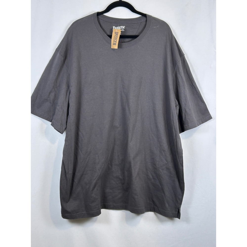 Duluth Trading Co Mens 2XL Relaxed Fit Longtail‎ T Shirt Gray Short Sleeve NWT